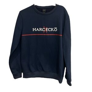 Marc Ecko Navy Blue Fleece Lined Sweatshirt Size Large